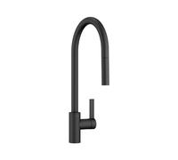 Mitigeur monocommande Dornbracht TARA ULTRA avec douchette rétractable, portée de 240 mm, 33870875-33, Couleur: Noir Mat