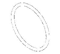 Dornbracht curseur 37,3 x 2,5 PTFE 09141404490