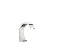 Dornbracht CYO Bec déverseur pour lavabos sans garniture de vidage, saillie 133mm, 13715811-06, Couleur: Platine Mat