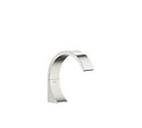 Dornbracht CYO Bec déverseur pour lavabos sans garniture de vidage, saillie 167mm, 13717811-06, Couleur: Platine Mat
