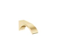 Dornbracht CYO Bec déverseur pour baignoire pour montage mural, saillie 190mm, 13801811-28, Couleur: Laiton brossé