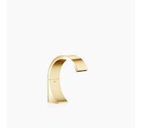 Dornbracht CYO Bec déverseur pour lavabos sans garniture de vidage, saillie 133mm, 13715811-38, Couleur: laiton / laiton brossé