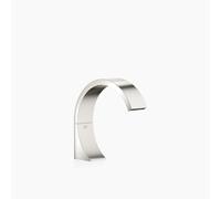 Dornbracht CYO Bec déverseur pour lavabos sans garniture de vidage, saillie 167mm, 13717811-36, Couleur: platine / platine mat