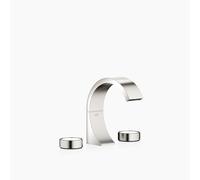 Dornbracht CYO Mélangeur de lavabo à trois trous avec garniture d'écoulement, sans élément de design, saillie 133mm, 20710811-36, Couleur: platine / platine mat