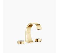 Dornbracht CYO Mélangeur de lavabo à trois trous avec garniture d'écoulement, sans élément de design, saillie 133mm, 20710811-38, Couleur: laiton / laiton brossé