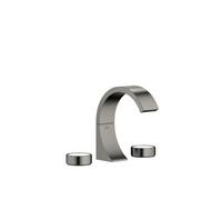 Dornbracht CYO Mélangeur de lavabo à trois trous avec vidage sans élément de design, saillie 133 mm, 20710811, Coloris: foncé Platine mat