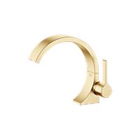 Dornbracht CYO Mitigeur monocommandé pour lavabos avec garniture d'écoulement, saillie 177mm, 33505811-28, Couleur: Laiton brossé