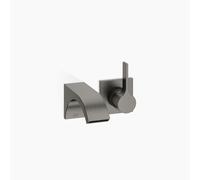 Dornbracht Cyo set de finition 36860811-99 mitigeur monocommande de lavabo mural à encastrer, saillie 160 mm, sans garniture de vidange , platine foncé mat