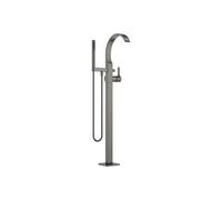 Dornbracht CYO Mitigeur monocommandé pour bain avec tube de trop-plein, montage indépendant, garniture de douche flexible, saillie 253 mm, 25863811, Coloris: foncé Platine mat