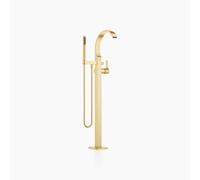 Dornbracht CYO Mitigeur monocommandé pour bain avec tube de trop-plein, montage indépendant, garniture de douche flexible, saillie 253mm, 25863811-28, Couleur: Laiton brossé