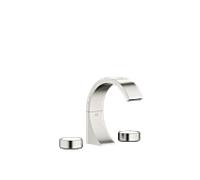 Dornbracht Cyo raccord à trois trous 20710811-06 pour lavabo, saillie 133 mm, avec garniture de vidage , platine mat