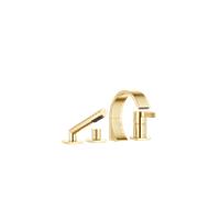 Dornbracht Cyo raccord de baignoire à quatre trous 27632811-28 pour installation de bord de baignoire/bord de carrelage, laiton brossé