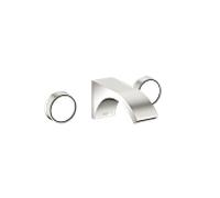 Dornbracht Cyo raccord mural à trois trous 36707811-36 pour lavabo, saillie 160 mm, sans garniture de vidange , platine