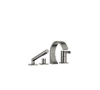Dornbracht Cyo Robinetterie de baignoire à quatre trous 27632811-99 pour installation de bord de baignoire/bord de carrelage, platine foncé mat