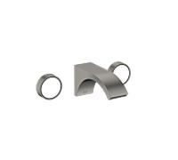 Dornbracht Cyo robinetterie murale à trois trous 36707811-99 pour lavabo, saillie 160 mm, sans garniture de vidange , platine foncé mat