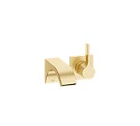 Dornbracht Cyo set de finition 36860811-28 mitigeur de lavabo mural à encastrer, saillie 160 mm, sans garniture de vidange , laiton brossé