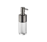 Dornbracht distributeur 84435970-99 modèle permanent, une bouteille en verre de cristal, mat, platine noir mat