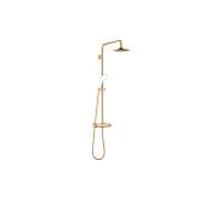 Dornbracht douche match0 34459979-28 avec thermostatique de douche, projection de douche sur pied 450 mm, laiton brossé