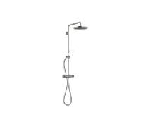 Dornbracht douche match0 34460979-99 avec thermostatique de douche, douche sur pied à projection 450 mm, platine foncé mat