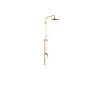 Dornbracht set de douche 36112970-28 avec mitigeur monocommande, saillie de douche sur pied 450 mm, laiton brossé