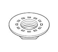 Dornbracht écrou hexagonal avec collet G1/2 09231001090 092310010 2000 /2"