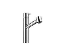 Dornbracht Mitigeur d'évier Eno 33875760-00 extractible, avec fonction douche, saillie 225 mm, chromé
