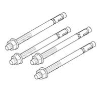 Dornbracht fixation boulon d'ancrage m8x 0430350080090 brut