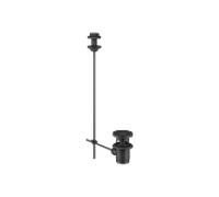 Dornbracht garniture de vidange 10200970-33 2000 2000 / 4 ", tirette pour installation debout, noir mat