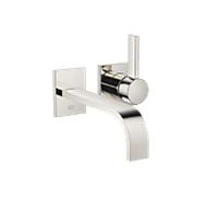 Dornbracht MEM Mitigeur monocommandé mural pour lavabos sans vidage, saillie 207mm, 36861782-08, Couleur: platine
