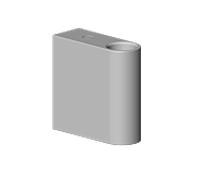 Dornbracht Halter pour averses de pluie 90171114900-00 90171114900 140 x 95 x 90 mm chromé