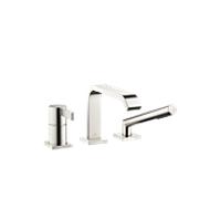 Dornbracht Imo mélangeur de bain 3 trous 27412670-06 pour montage sur bord de baignoire / bord de carrelage, platine mat