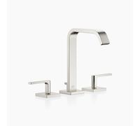 Dornbracht IMO Mélangeur de lavabo à trois trous, avec garniture d'écoulement, saillie 165mm, 20713671-06, Couleur: Platine Mat