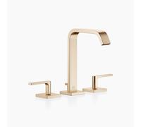 Dornbracht IMO Mélangeur de lavabo à trois trous, avec garniture d'écoulement, saillie 165mm, 20713671-27, Couleur: Light Gold brossé