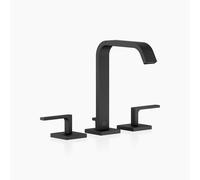 Dornbracht IMO Mélangeur de lavabo à trois trous, avec garniture d'écoulement, saillie 165mm, 20713671-33, Couleur: Noir Mat