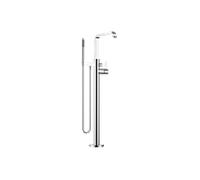 Dornbracht IMO Mitigeur monocommandé pour bain, avec tube de trop-plein pour montage indépendant, avec garniture de douche flexible, 25863671-00, Couleur: chrome