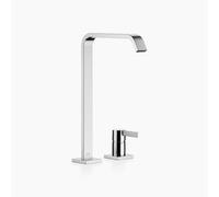 Dornbracht IMO Mitigeur de lavabo à deux trous avec bec haut, sans garniture de vidage, saillie 220mm, 29218671-93, Couleur: Chrome Mat