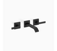 Dornbracht IMO Mitigeur monocommandé mural pour lavabos, avec vidage, saillie 171mm, 36712671-33, Couleur: Noir Mat