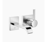 Dornbracht IMO Mitigeur monocommandé mural pour lavabos, sans vidage, saillie 170mm, 36861671-93, Couleur: Chrome Mat