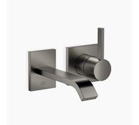 Dornbracht IMO Mitigeur monocommandé mural pour lavabos, sans vidage, saillie 170mm, 36861671-99, Couleur: foncé Platine mat