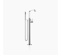 Dornbracht IMO Mitigeur monocommandé pour bain, avec tube de trop-plein pour montage indépendant, avec garniture de douche flexible, 25863671-93, Couleur: Chrome Mat