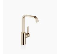 Dornbracht IMO Mitigeur monocommandé pour lavabo avec bec haut, sans garniture d'écoulement, saillie 165mm, 33526671-27, Couleur: Light Gold brossé