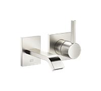 Dornbracht IMO Mitigeur monocommandé mural pour lavabos, sans vidage, saillie 140mm, 36860671-06, Couleur: Platine Mat