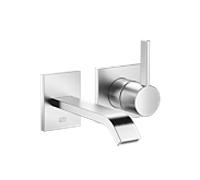 Dornbracht IMO robinetterie murale pour lavabo 36861671-93 sans garniture de vidange , chrome brossé