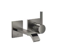 Dornbracht IMO robinetterie murale pour lavabo 36861671-99 sans garniture de vidange , platine foncé brossé