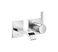 Dornbracht IMO robinetterie murale pour lavabo 36860671-93 sans garniture de vidange , chrome brossé