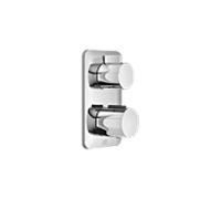 Dornbracht Kit de finition Lissè 36426845-00 pour thermostat encastré, avec réglage de volume bidirectionnel, chromé