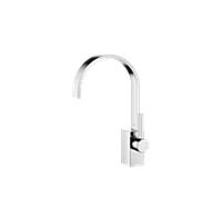 Dornbracht MEM Mitigeur monocommandé pour lavabos avec garniture d'écoulement, saillie 200mm, 33501782-00, Couleur: chrome