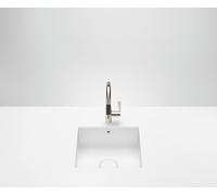 Dornbracht lavabo individuel, 450x400mm, acier vitrifié, 38450002-62, Couleur: blanc mat