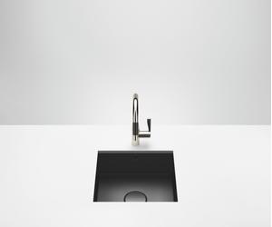 Dornbracht lavabo individuel, 450x400mm, acier vitrifié, 38450002-71, Couleur: Noir Mat