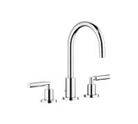 Dornbracht mitigeur de lavabo Tara . 2071388200 chromé , projection 165mm, poignée levier 3 entailles